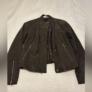 Express Minus the Leather Suede Jacket